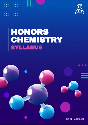 Free Honors Chemistry Syllabus Template to Edit Online