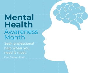 Free Mental Health Awareness Month  Ad Banner Template to Edit Online