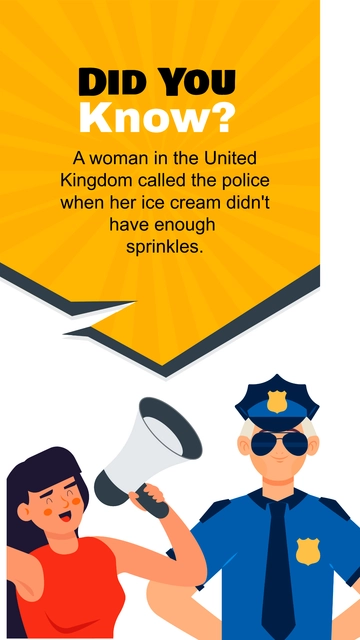 Free Did You Know Interesting Fact Template to Edit Online
