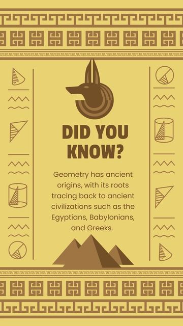 Free Geometric Did You Know Instagram Story Template to Edit Online