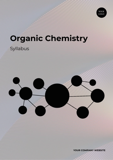 Free Organic Chemistry Syllabus Template to Edit Online