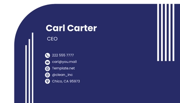 Free Cleaning Services Company Business Card Template to Edit Online