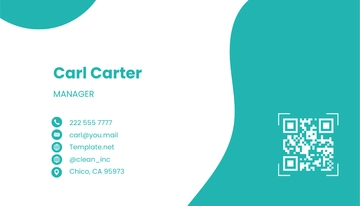 Free Deep Cleaning Technician Business Card Template to Edit Online