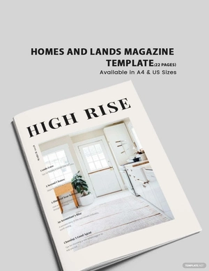 Homes and Lands Magazine Template