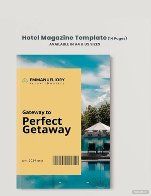 Hotel Magazine Template