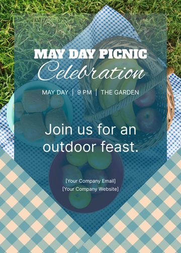 Free May Day  Invitation Card Template to Edit Online