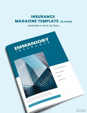 Insurance Magazine Template