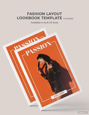 Fashion Layout Lookbook Template