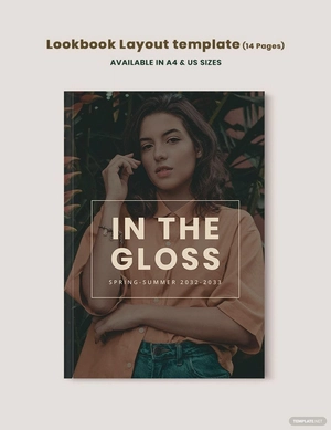 Lookbook Layout Template