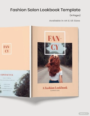 Fashion Salon Lookbook Template