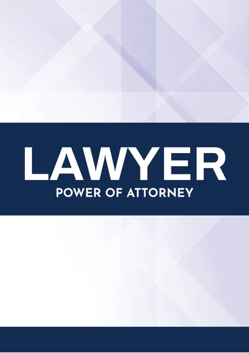 Free Lawyer Power of Attorney Template to Edit Online