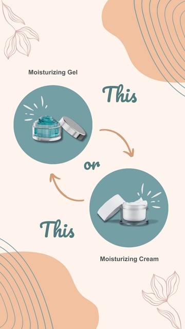 Free This or That Skin Care Instagram Story Template to Edit Online