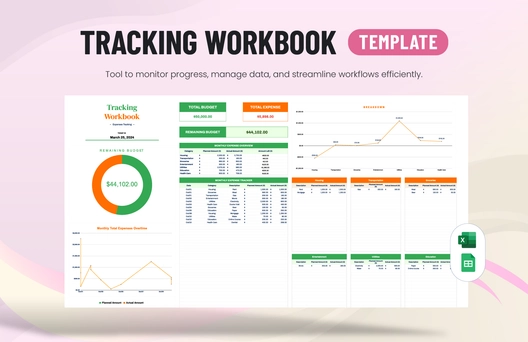 Tracking Workbook Template