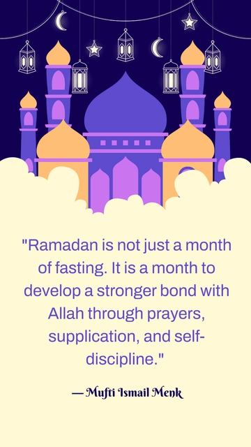 Free Ramadan Quotes Template to Edit Online