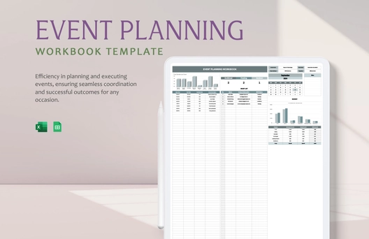 Event Planning Workbook Template