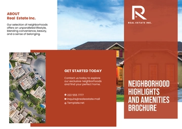 Free Neighborhood Highlights and Amenities Brochure Template to Edit Online Free Neighborhood Highlights and Amenities Brochure Template to Edit Online