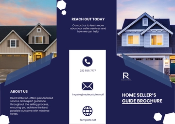 Free Home Seller???s Strategy Brochure Template to Edit Online