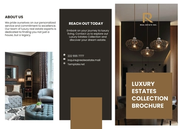 Free Luxury Estates Collection Brochure Template to Edit Online