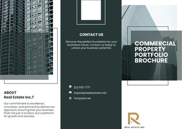 Free Commercial Property Portfolio Brochure Template to Edit Online