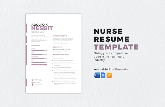 Nurse Resume Template