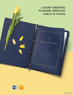 Luxury Wedding Planner Template