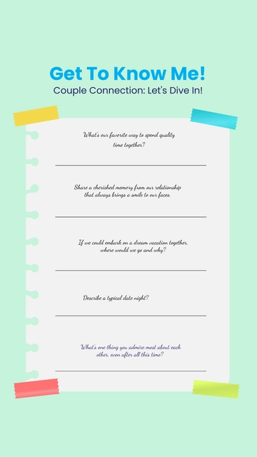 Free Get to Know Me Couple Questions Post to Edit Online
