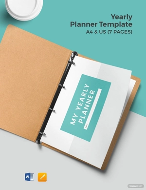 Yearly Planner Template