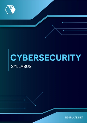 Free Cybersecurity Syllabus Template to Edit Online
