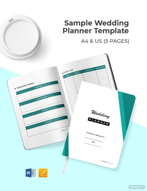 Sample Wedding Planner Template