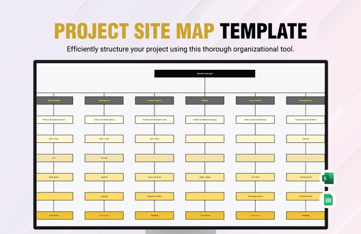 Project Site Map Template Project Site Map Template