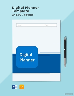 Digital Planner Template