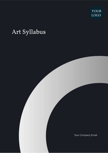 Free Art Syllabus Template to Edit Online