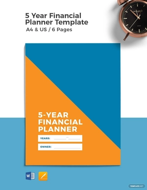 5 Year Financial Planner Template
