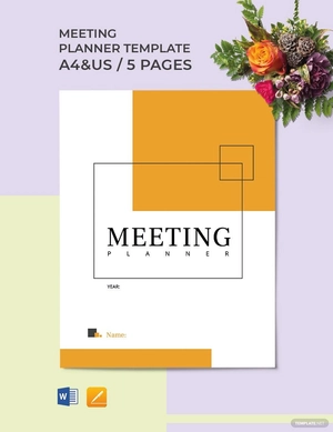 Meeting Planner Template