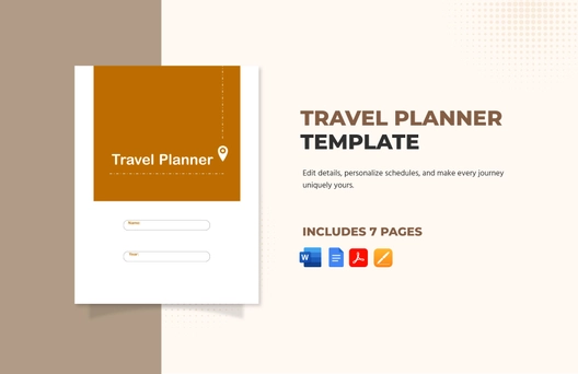 Travel Planner Template