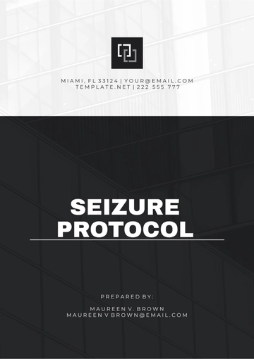 Free Seizure Protocol Template to Edit Online