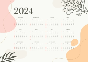 Free Calendar Template to Edit Online