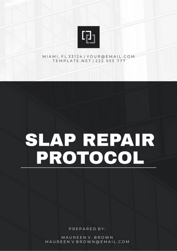 Free Slap Repair Protocol Template to Edit Online