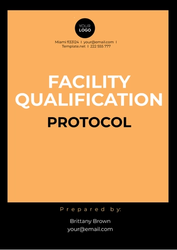 Free Facility Qualification Protocol Template to Edit Online