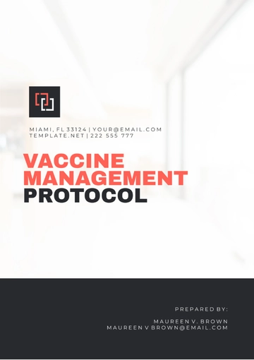 Free Vaccine Management Protocol Template to Edit Online