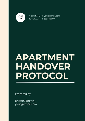 Free Apartment Handover Protocol Template to Edit Online