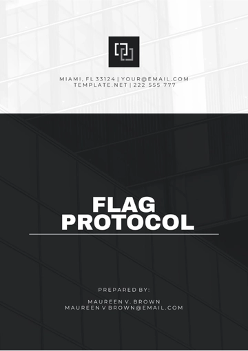 Free Flag Protocol Template to Edit Online