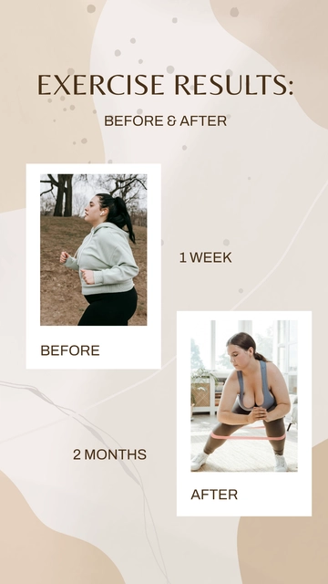 Free Exercise Before and After Instagram Post to Edit Online