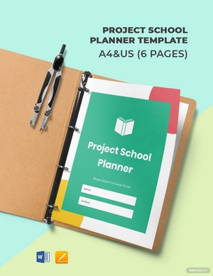 Project School Planner Template