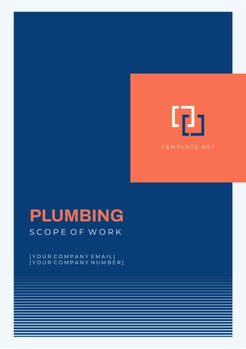 Free Plumbing Scope of Work Template to Edit Online