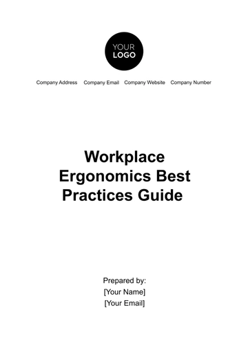 Free Workplace Ergonomics Best Practices Guide Template to Edit Online