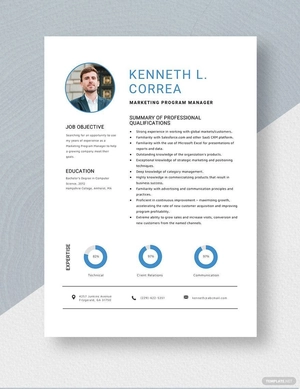 Marketing Program Manager Resume