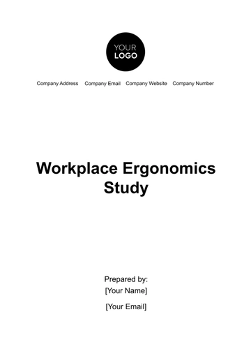 Free Workplace Ergonomics Study Template to Edit Online