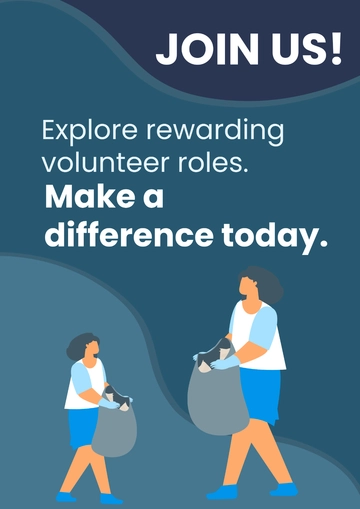 Free Cleaning Services Volunteer Opportunities Signage Template to Edit Online