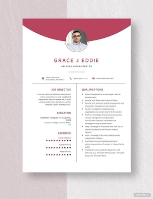 Records Administrator Resume